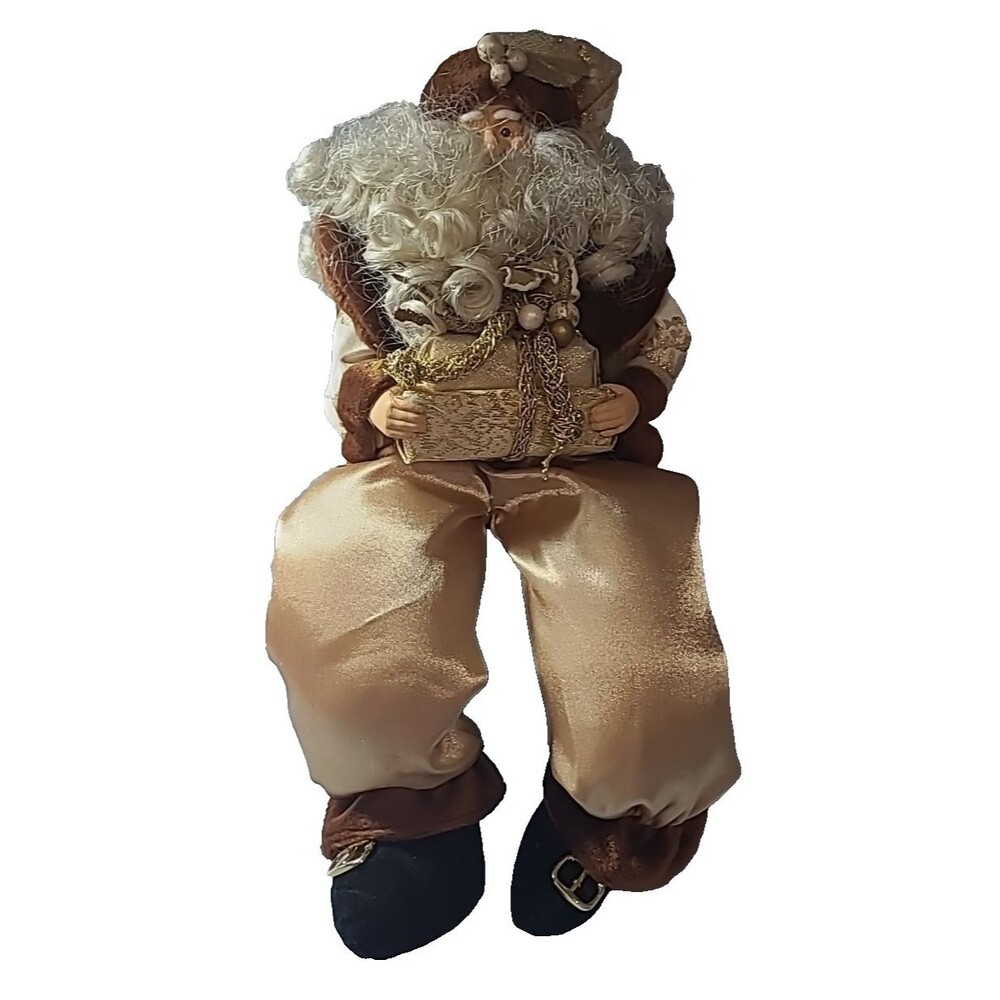 Vintage 1998 Homespun Creations Santa Claus Figurine Nicholas 15" Tall